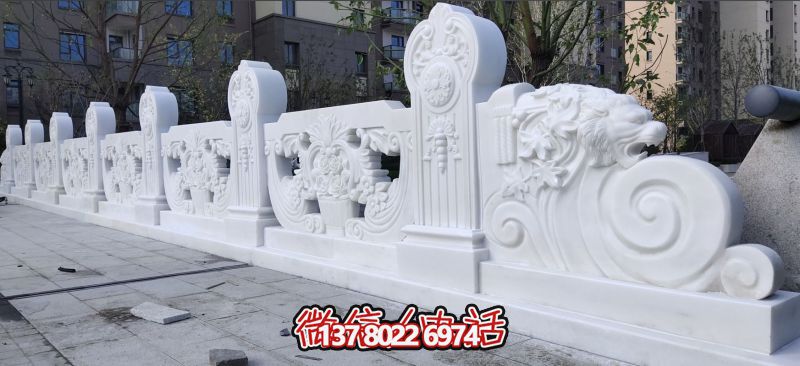 漢白玉石材欄板--江蘇如皋漢白玉欄板公測(cè)好難過(guò)